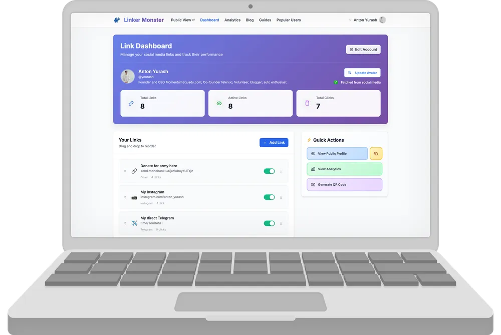 Linker Monster — AI-Powered Link Management Platform